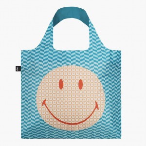 LOQI Nákupná taška - Smiley Geometric Recycled